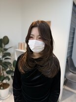 ザシェノンウメダ(THA CHAINON UMEDA) 心斎橋/着物ヘア/大人ガーリー/ダークアッシュ/似合わせカット