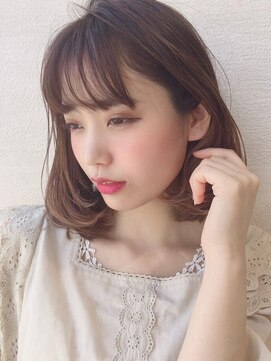 アルケー ヘアアンドヘッドスパ 錦糸町南口店(arche Hair&head spa) アンブレラカラー/こなれミディ/ウェーブパーマ/前髪/錦糸町
