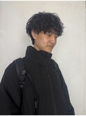 癖毛のようなシャドウパーマ