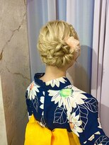 ヘアアレンジメント ボガスティーズ 川崎店(Hair arrangement Vogusty's)&nbsp;サイドシニヨン