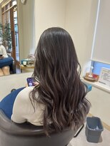 ハチマルハチ ナル 登戸店(808 nalu)&nbsp;ラベンダーブラウン × ロングウェーブ