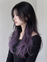アースオーセンティック 立川店(EARTH Authentic)&nbsp;ロングレイヤー×ラベンダーグラデーションカラー