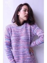 シャカ(SHAKA)&nbsp;ナチュラルミディ☆ヘルシーレイヤー ボブディ 無造作カール