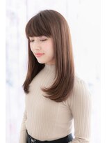 ミック ヘアアンドビューティー 大山店(miq  Hair&Beauty) 厚めバング×グラデーションカラーの重軽ワンカール