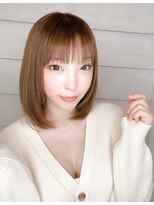 ニューラインギンザ(New-Line 銀座)&nbsp;《New-Line 代表YUTAKA》大人ガーリーミニボブニュアンスカラー