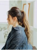 ロングヘアアレンジ