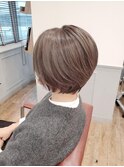 脱白髪染め×ショート☆