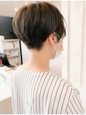 福山市美容院室 人気刈り上げショートヘアCaary イルミナカラー