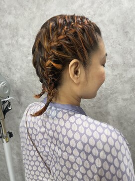 コーパル(copal) 個性派モードな編み込みスタイル