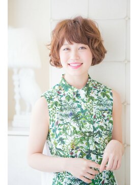 フェイス 赤羽店(face) ペールベージュセクションカラーグラデーションカラー外ハネボブ