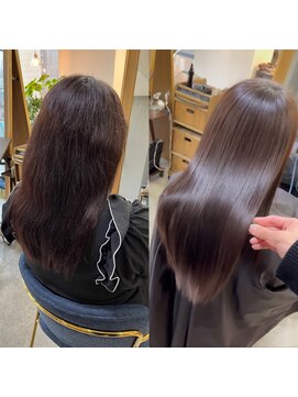 シア(sia) もう癖で悩まない美髪矯正♪ before after