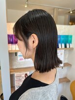 ロアン(roan)&nbsp;透明感グレージュ×ヘイリーボブ