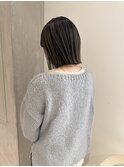 YOKE 大人ボブ切りっぱなしボブ結べるボブオリーブグレージュ