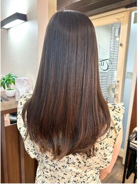 テュセ ヘアー 京都(Tu sais hair kyoto) 縮毛矯正/アディクシーカラー/ブラウンベージュカラー