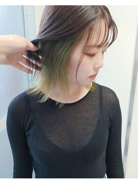 パープル(purple) インナーミントグリーン