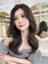 アフロートリノ(AFLOAT Leino)&nbsp;大人可愛いかきあげレイヤー　顔まわり前髪くびれヘア