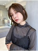 20代30代40代50代◎切りっぱなし コンパクトボブ 海老名 美容室