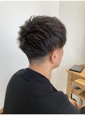 ツーブロショート