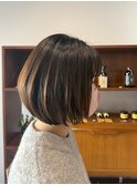 ボブ+グラデーション