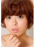 大人可愛い小顔丸みマッシュショートボブカット20代30代