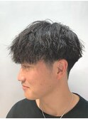 波巻きパーマ/メンズマッシュ/スパイラルパーマ/刈上げマッシュ