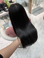 ロンドルピナス 小倉(Lond Lupinus)&nbsp;ブルーブラック/ワイドバング/美髪のススメ/外ハネボブ/北九州