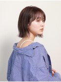 簡単スタイリング伸ばしかけヘア小顔ヘアブリーチなしカラー