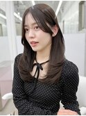 たっぷりレイヤー ワンカール  ナチュラルヘア【肥田亜沙美】
