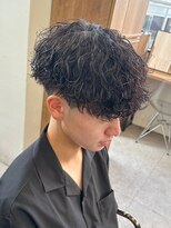 マッシュスパイラルパーマツイストスパイラル波巻きメンズ