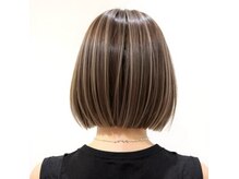プラグ ヘアーデザイン 大名店(PLUG hair design)の雰囲気（ボブ×ハイライトカラー[白髪ぼかし]白髪染め髪質改善）