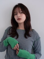 テクネ 天神大名(techne)&nbsp;天神大名今泉くびれレイヤーウルフ顔まわりカット韓国風巻き髪