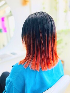 グラデーションオレンジカラー