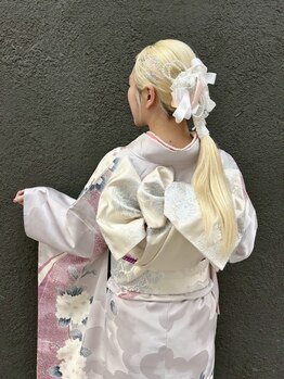 冠婚葬祭のお着付に♪【訪問着\3500~留袖\4000~振袖\5500~】成人式予約受付中！