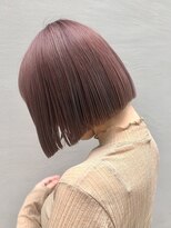 シロ(SiLO) ぶつっと切りっぱなしメラベンダービンクポブヘア◆