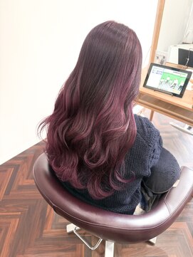 オル(Olu) 【MASAYA】ピンクグラデーションカラー