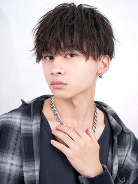 ゼロ 渋谷(XeRo) ツーブロックありラウンドマッシュ【緩めパーマ】