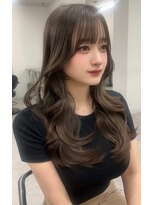 リッカ(LICCA)&nbsp;(LICCA内堀)ブラウンカラー×前髪×レイヤーカット