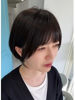 ルネシミズ(Rune shimizu)&nbsp;ダークブラウン×くびれショート