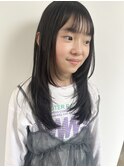 キッズ　カット　ロング　ミディアム　レイヤー　担当阿知波
