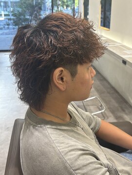 アース 名駅店(HAIR&MAKE EARTH) マレットヘア×デザインパーマ