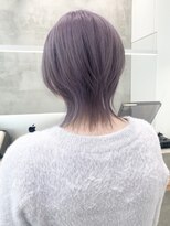 ダブルトーキョー シブヤ(W-TOKYO SHIBUYA)&nbsp;ショートウルフハイトーンブリーチラベンダーカラー