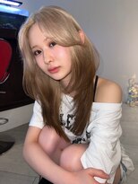 ウル(U’ru)&nbsp;海外風ベージュ×オリーブブラウン