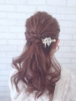 グランディール(Grandir)&nbsp;ハーフアップゆるアレンジ