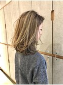 外国人風ハイライト×ハイトーングレージュ