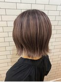 シャドールーツ　スモーキーカラー　くすみピンク　のばしかけ