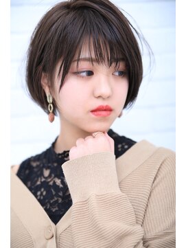 クオン(Hair Design Cuon) 【10代20代30代◎】小顔に見えるワンサイドショートボブ