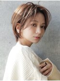 前髪長め大人ショートボブ20代30代40代【AIN.表参道】川原大地
