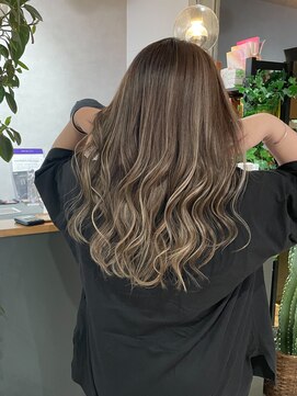 ミチ(mich) スペシャルハイライト*グレージュ系◎20代30代40代