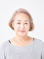 えがお美容室&nbsp;【えがお美容室】50代60代に人気◎ヘアセットが簡単 ひし形ボブ
