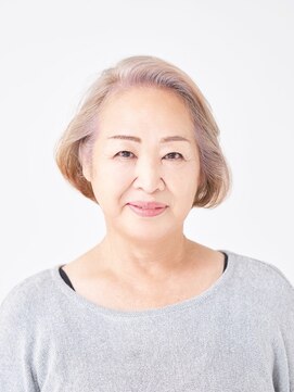 えがお美容室 【えがお美容室】50代60代に人気◎ヘアセットが簡単 ひし形ボブ